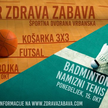 Turnirji Zdrave zabave – LIVE!