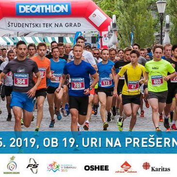 26. Decathlon študentski tek na grad