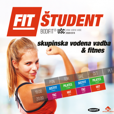 NOVO – FIT ŠTUDENT v dvorani UŠC