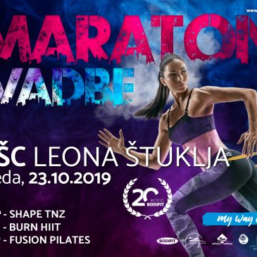 BREZPLAČNI maraton vadbe na UŠC