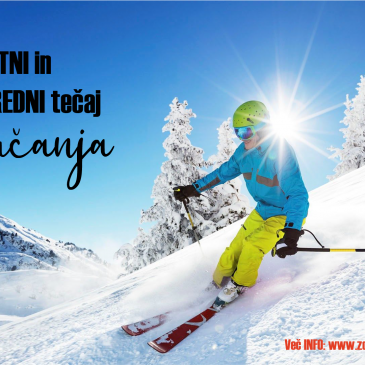 ZAČETNI in NADALJEVALNI tečaj smučanja