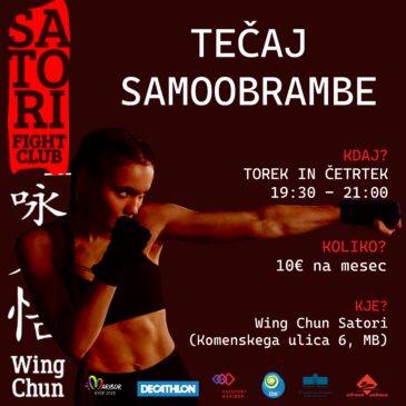 Tečaj samoobrambe v JANUARJU 2023!