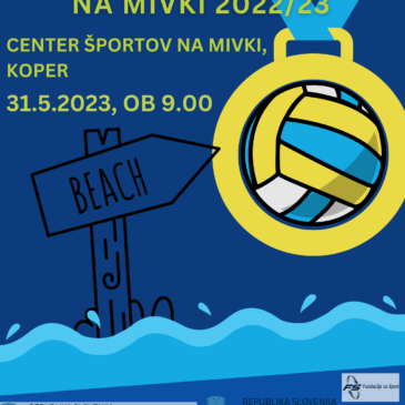 DUP v odbojki na mivki 2022/23 bo v Kopru!