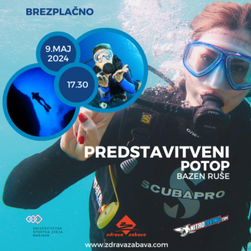 Predstavitveni potop na bazenu Ruše