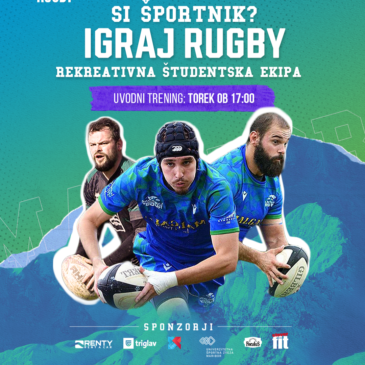 SPOZNAJ RUGBY IN SE PRIDRUŽI NA TRENINGIH!