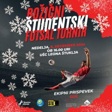Pridružite se nam na božičnem študentskem turnirju 2024!