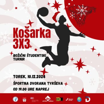 Že imaš ekipo za božični turnir v košarki 3×3?