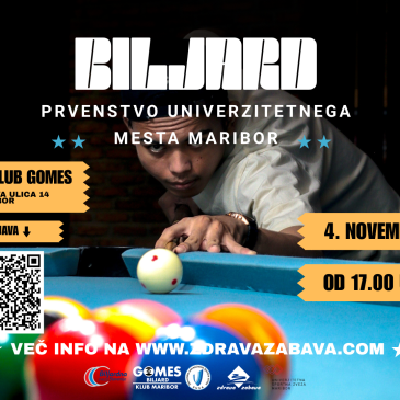 Prvenstvo univerzitetnega mesta Maribor v biljardu 2025