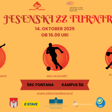 Jesenski študentski turnir v odbojki na mivki, futsalu in košarki 3×3