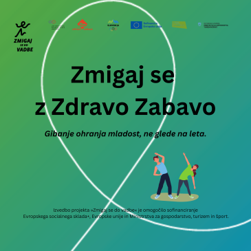 BREZPLAČNA VADBA! Zmigaj se z Zdravo Zabavo!